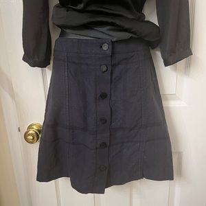 The Loft Size 4 button down skirt